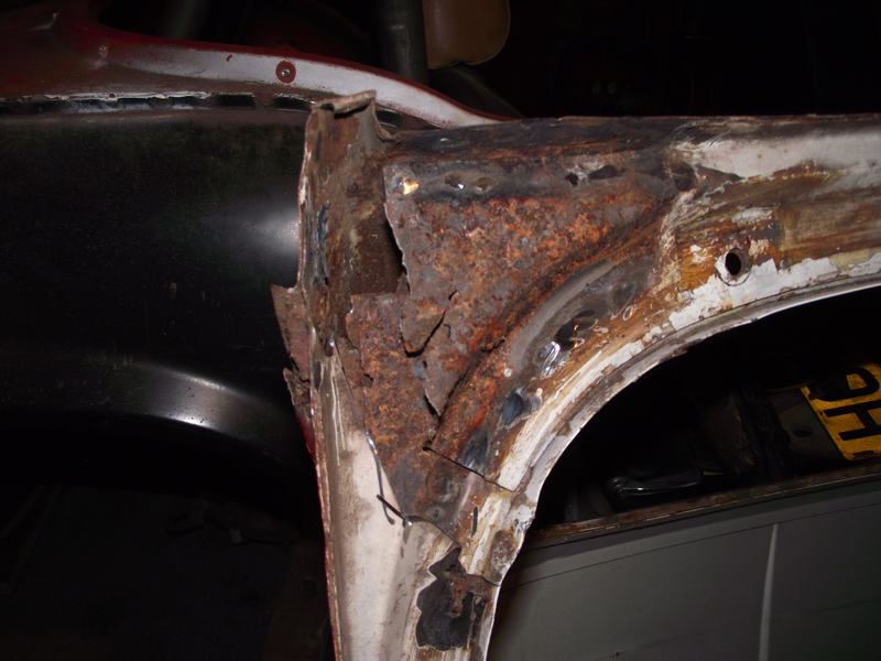 Illustration for article titled After 5 days of cutting out rust...
